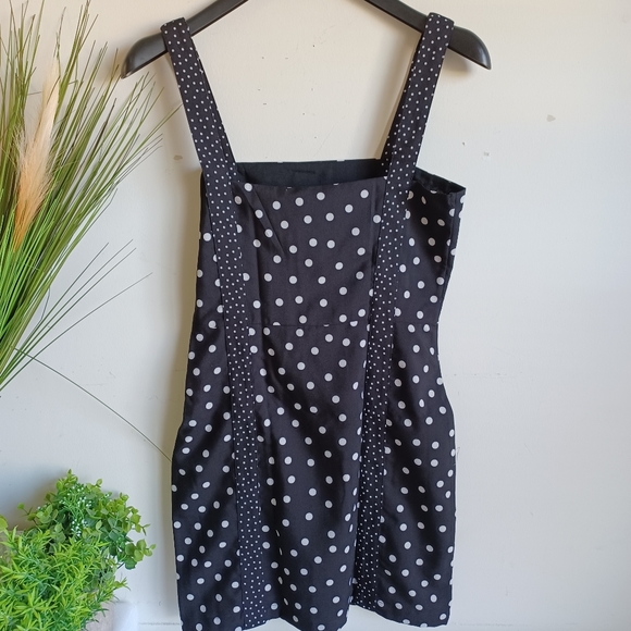 COPY - SOLID & STRIPED Woman Polka-Dot Broadcloth Mini Dress - Picture 6 of 8